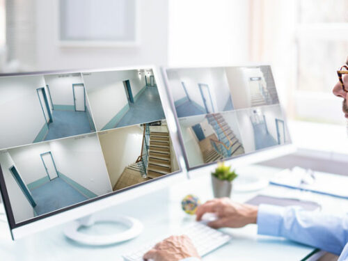 Office Security System And Video Cameras Management